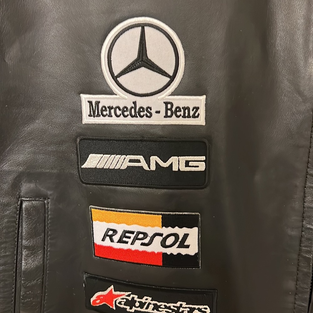 Cafe Racer Jacket with Patches - Picture 5 of 9